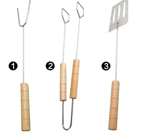 13" BBQ & Grilling Utensil Set, Camping & Portable | 3 PC Set