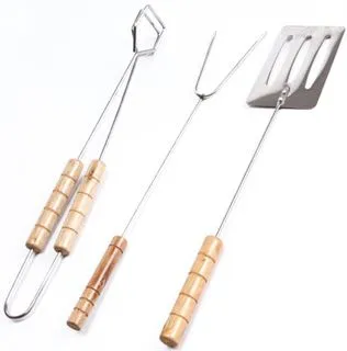 13" BBQ & Grilling Utensil Set, Camping & Portable | 3 PC Set