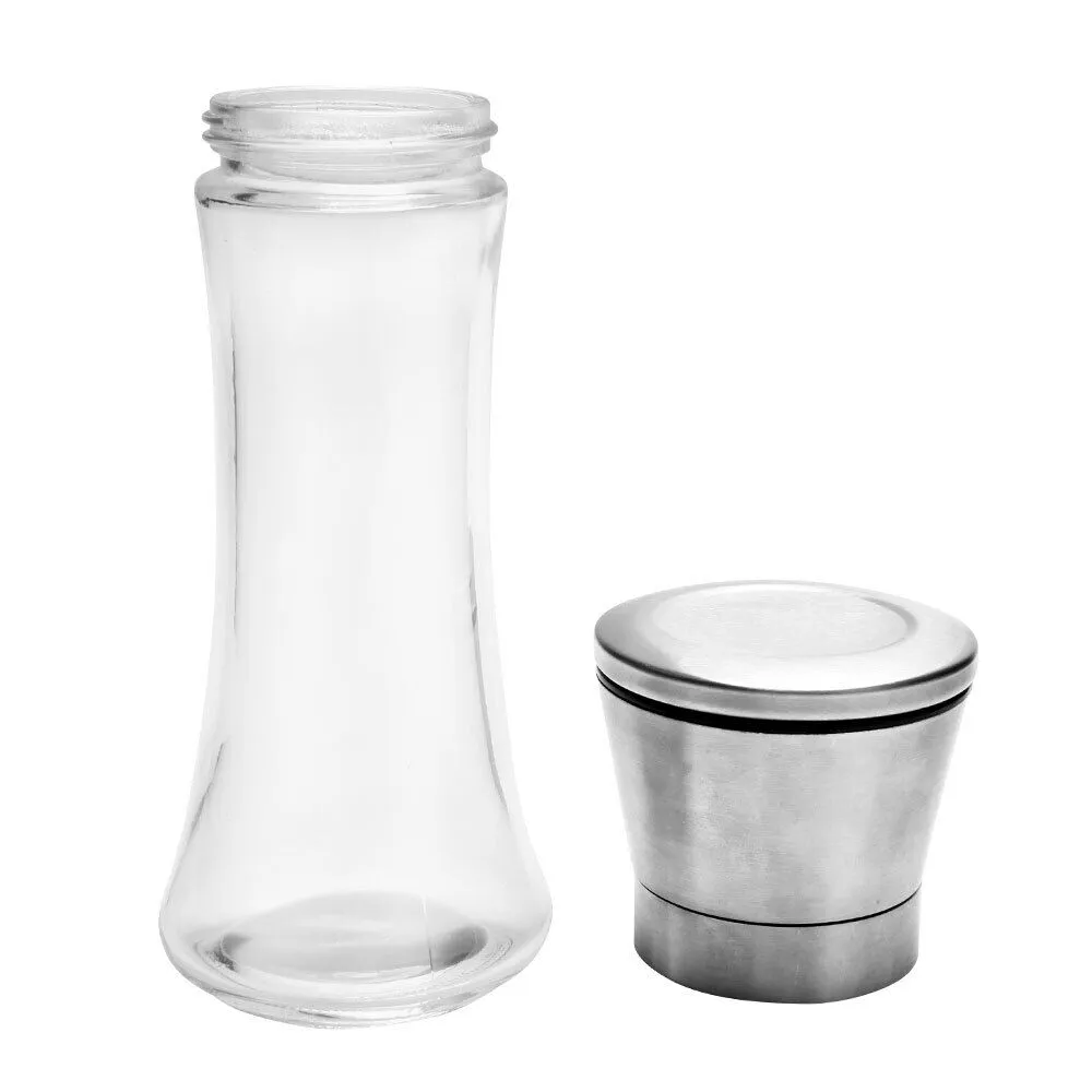 2pcs Stainless Steel Ceramic Mills Kitchen Salt and Pepper Grinders