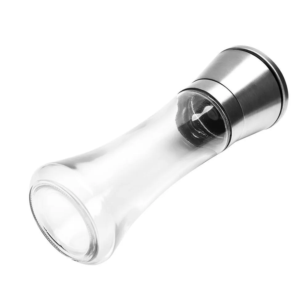2pcs Stainless Steel Ceramic Mills Kitchen Salt and Pepper Grinders