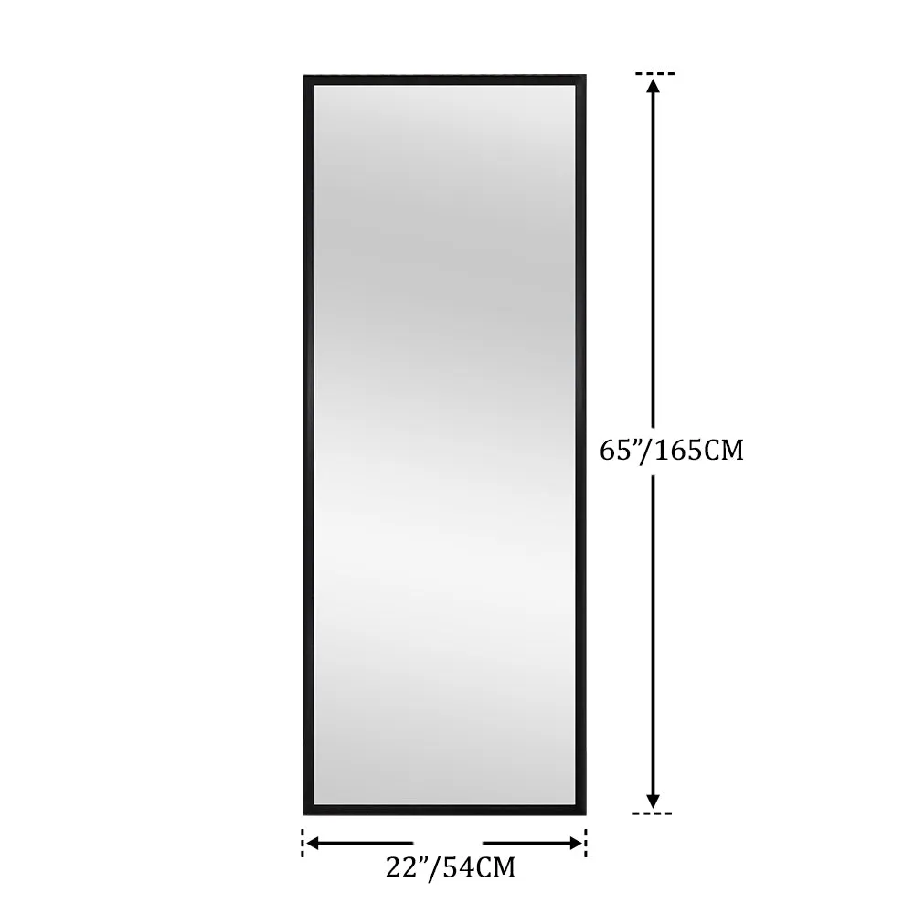 64-in H x 21-in W PS Framed Full Length Mirror