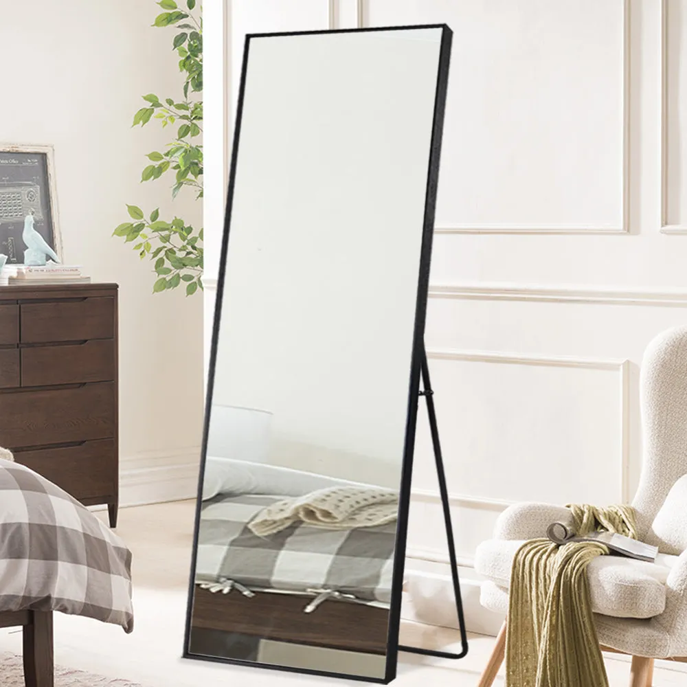 64-in H x 21-in W PS Framed Full Length Mirror