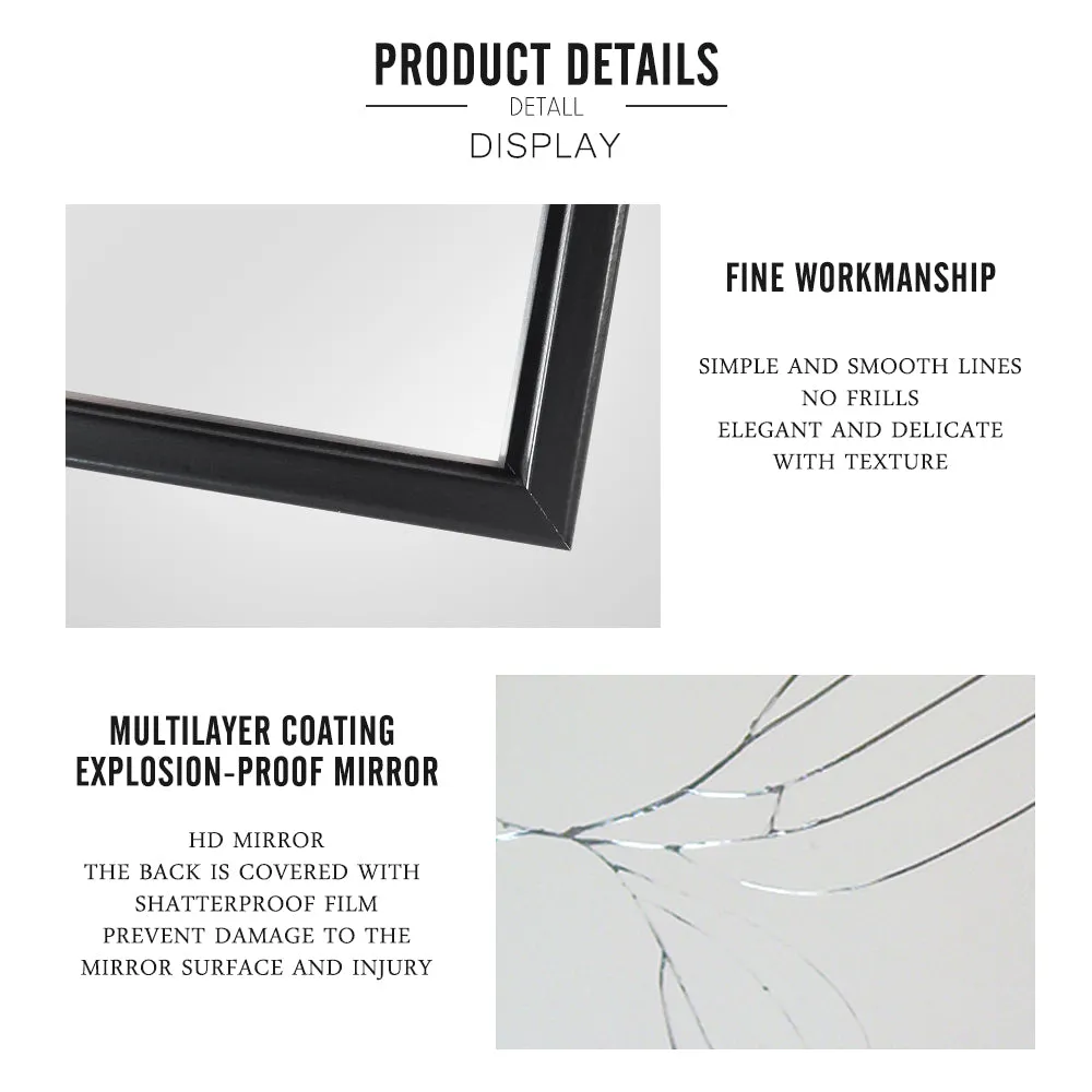 64-in H x 21-in W PS Framed Full Length Mirror