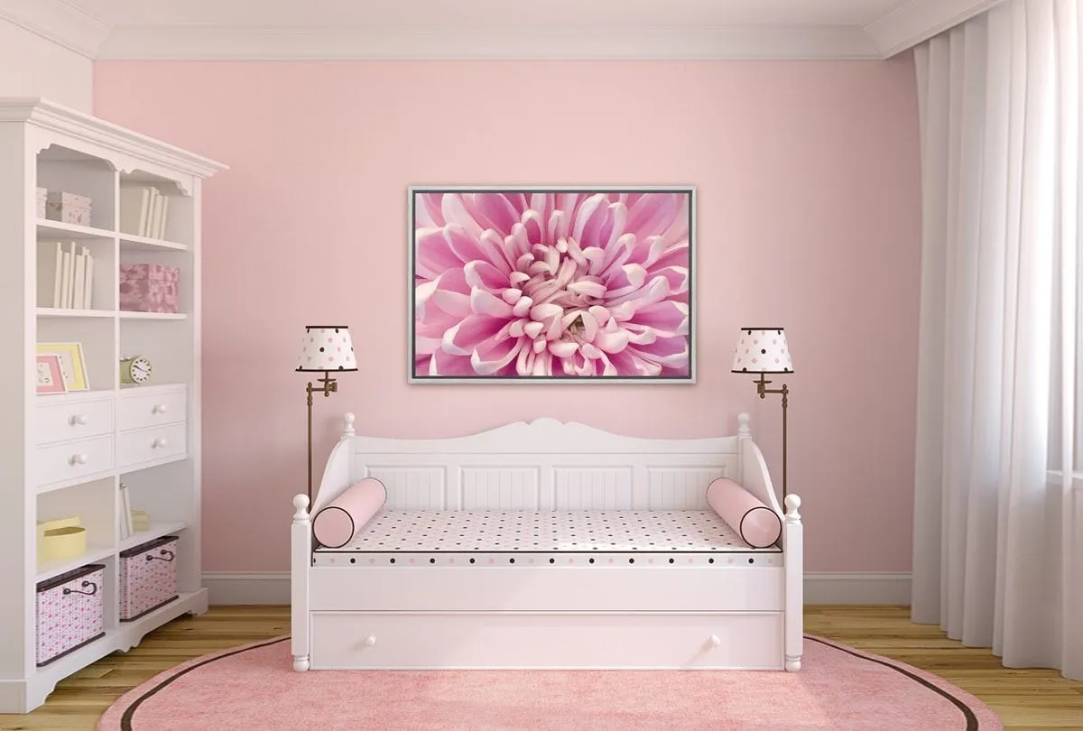 A Pink Bloom | Flower Wall Art Print