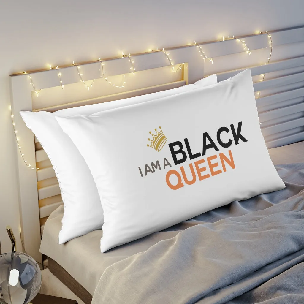 Affirmation Feminist Pro Choice Pillow Shams - I Am A Black Queen