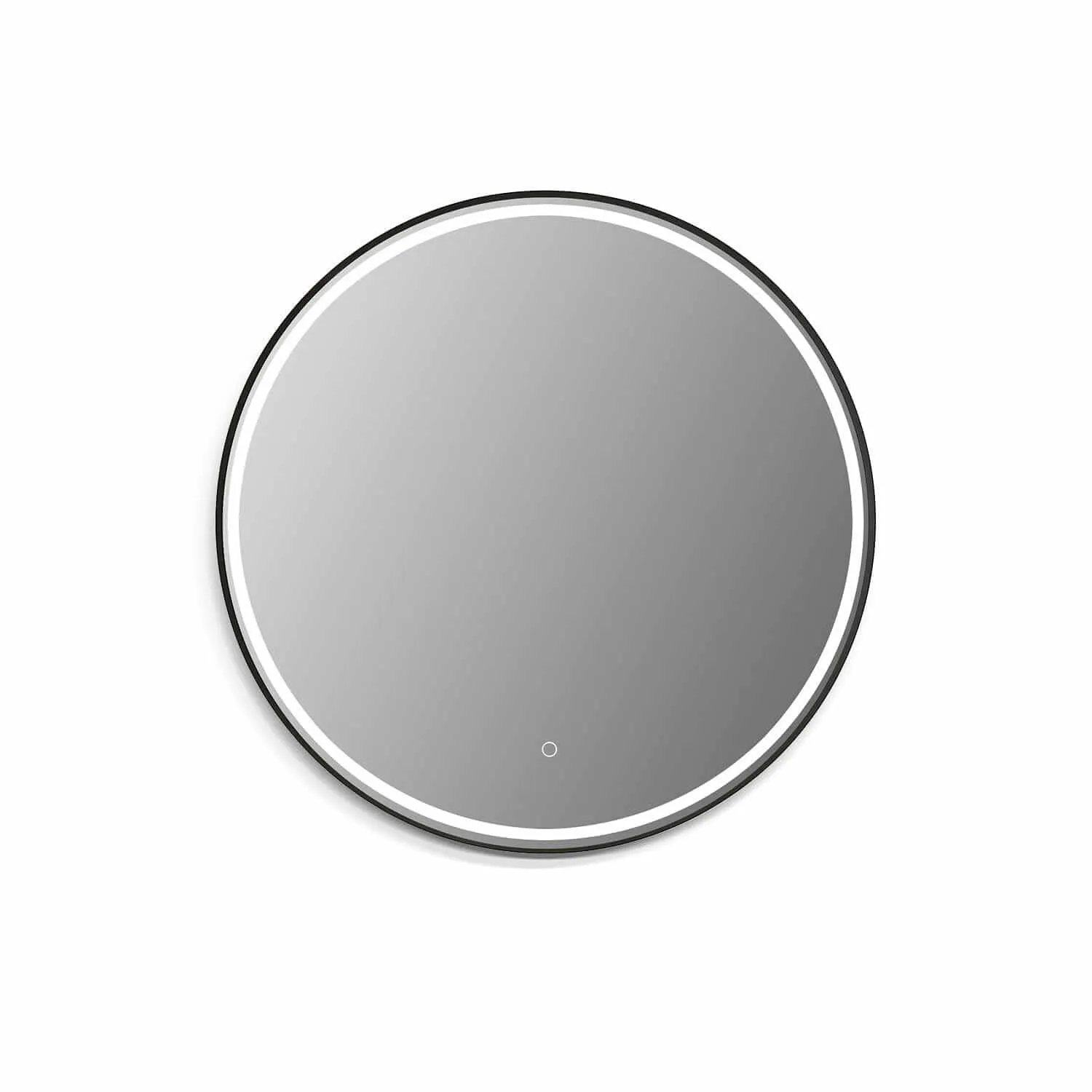Altair Palme 32" Round Framed Lighted Vanity Mirror