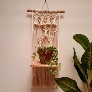 Alyaa Wall Hanging Shelf - Off White
