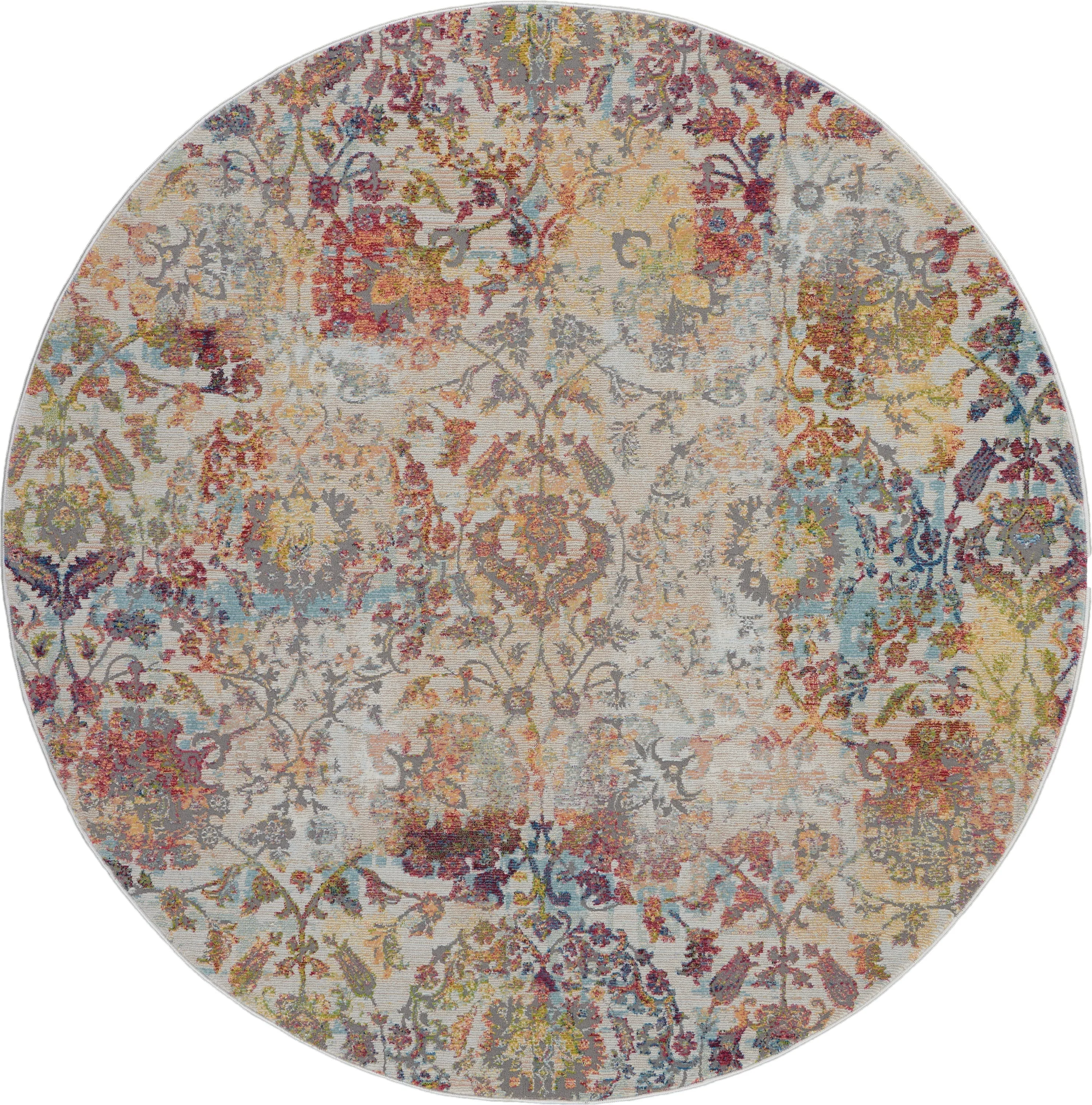 Ankara Global Ivory/Orange Rug