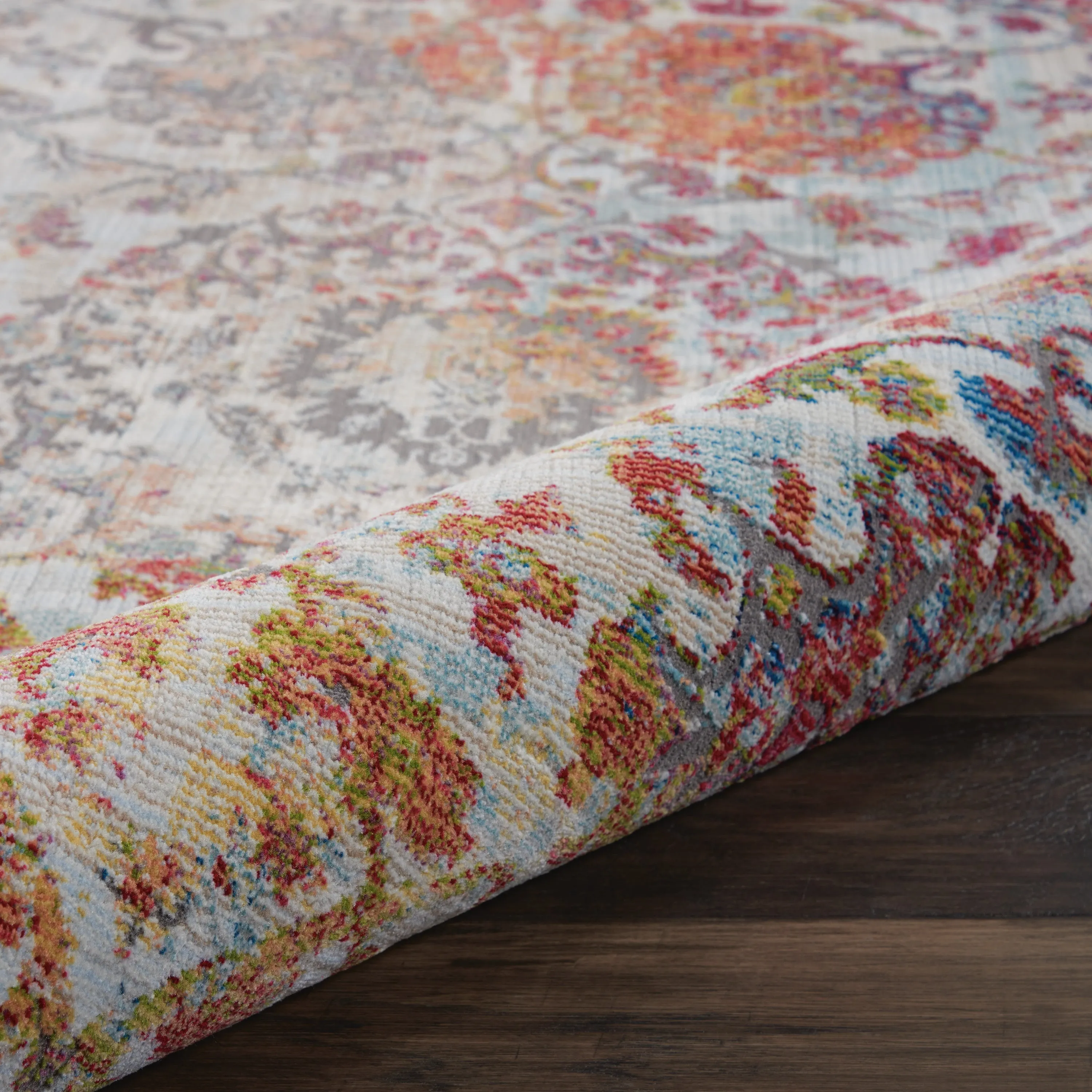 Ankara Global Ivory/Orange Rug