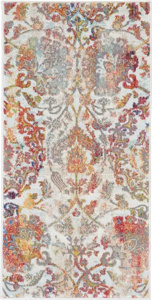 Ankara Global Ivory/Orange Rug
