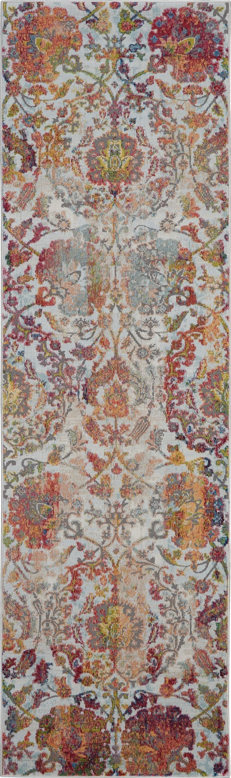 Ankara Global Ivory/Orange Rug