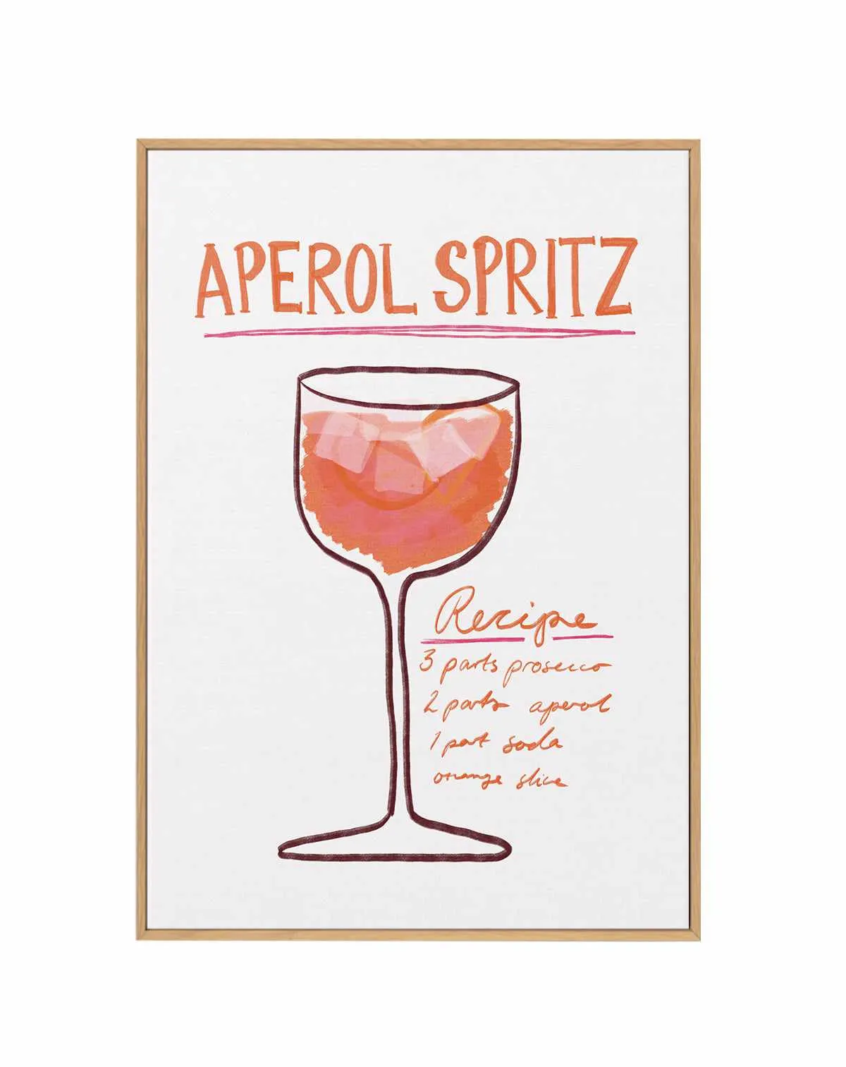 Aperol Spritz By Athene Fritsch | Framed Canvas Art Print