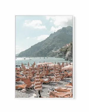 Arienzo To Positano II, Amalfi | Framed Canvas Art Print