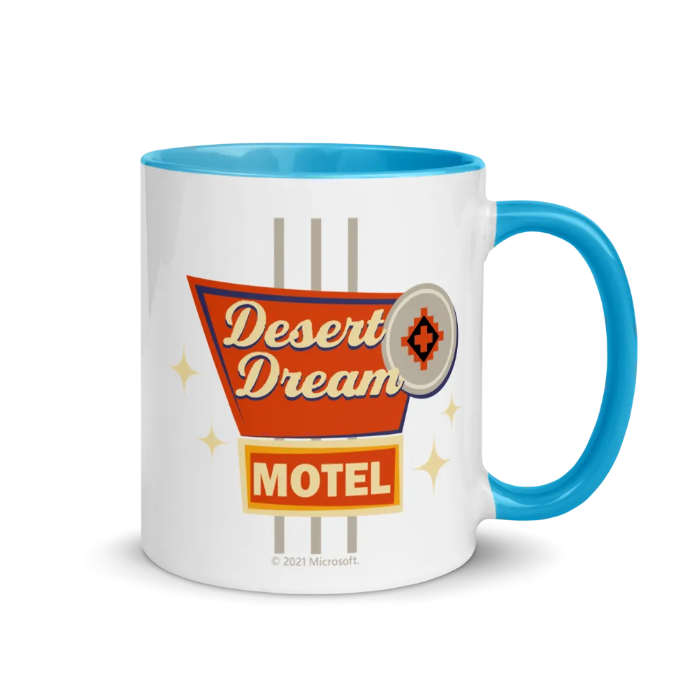 As Dusk Falls Desert Dream Motel Mug