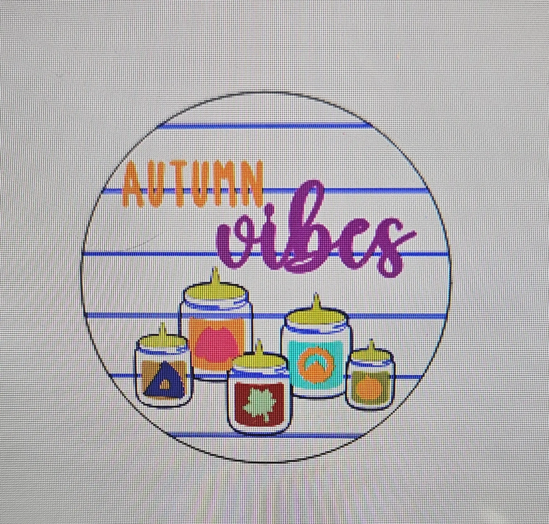 Autumn Vibes Candles Door Hanger