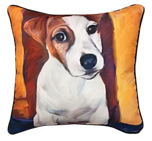 Baby Jack Russell Pillow by Robert McClintock©