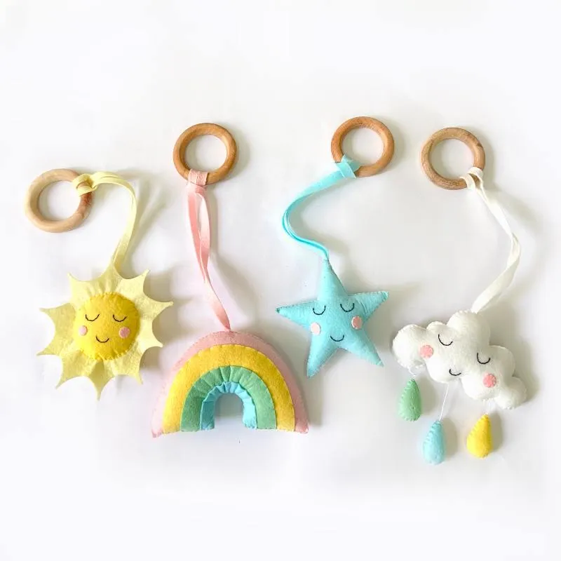 Baby Nursery Play Gym - Rainbow Skies