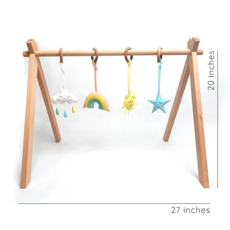 Baby Nursery Play Gym - Rainbow Skies