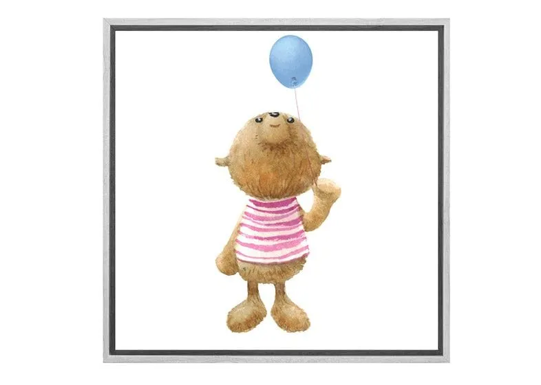 Balloon Bear | Canvas Wall Art Print