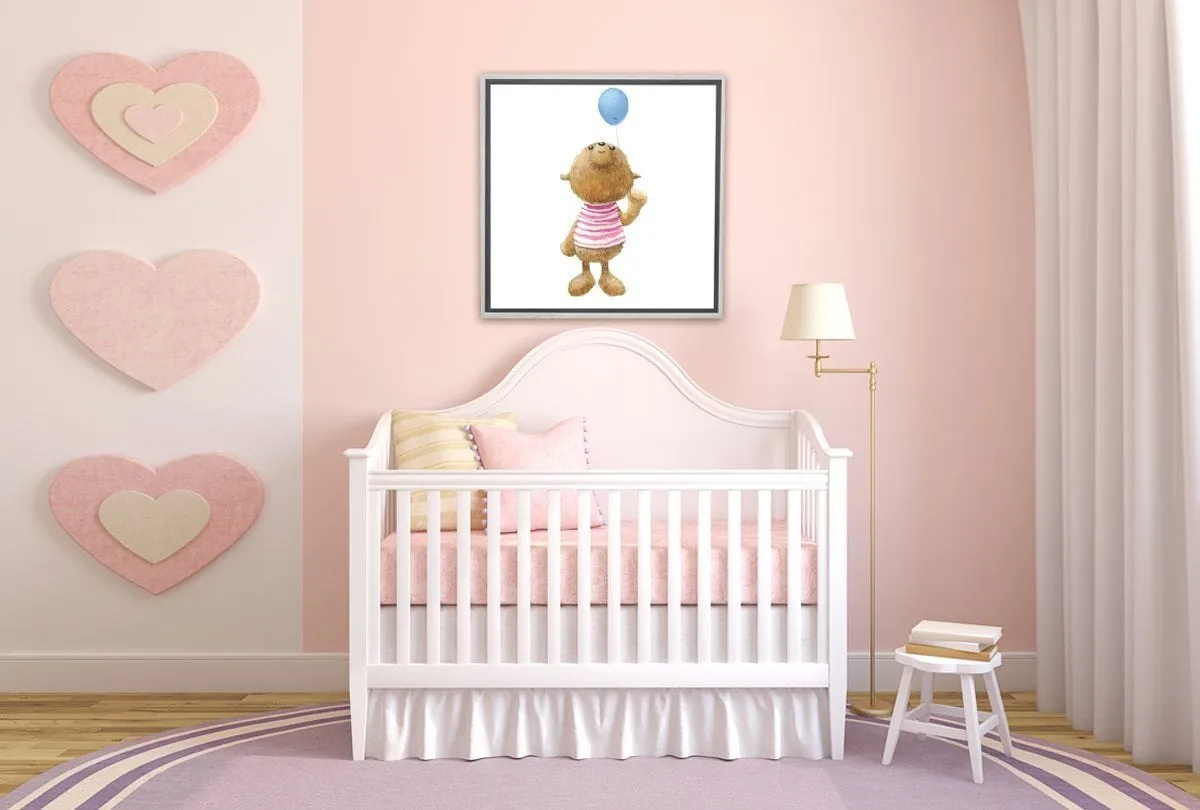 Balloon Bear | Canvas Wall Art Print