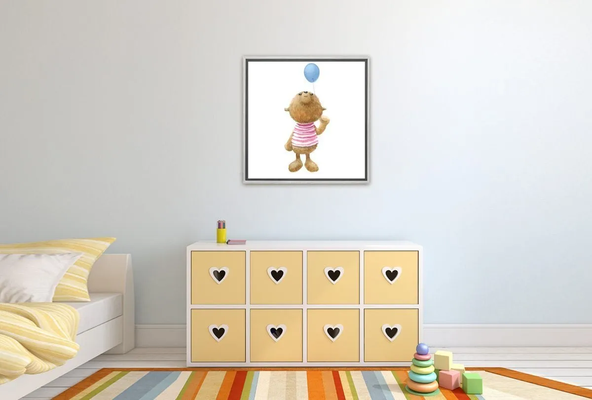 Balloon Bear | Canvas Wall Art Print