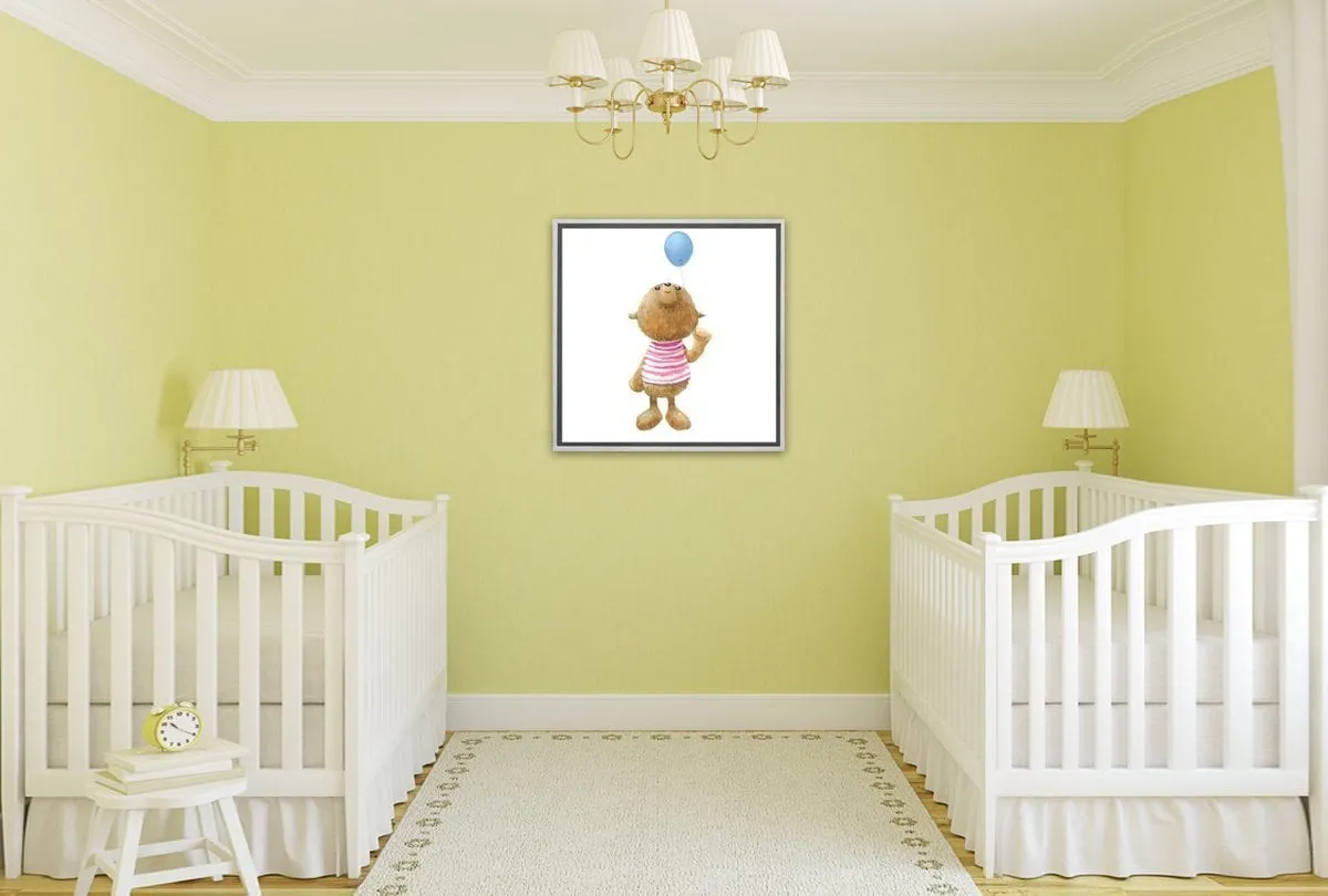 Balloon Bear | Canvas Wall Art Print