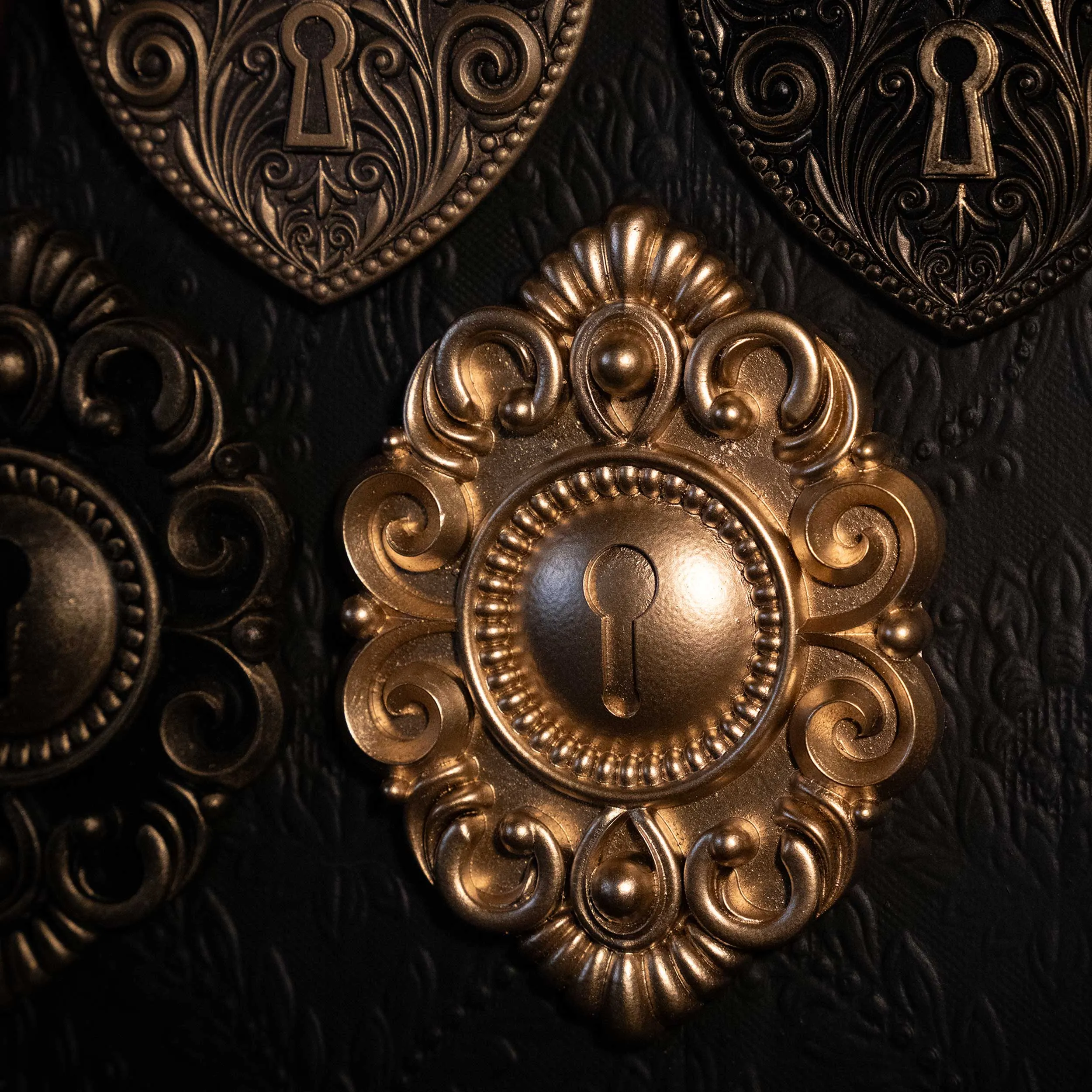 Baroque Lock Wall Plaque