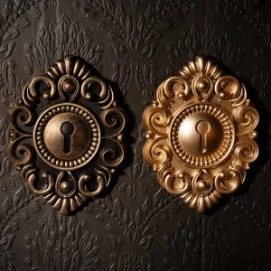 Baroque Lock Wall Plaque