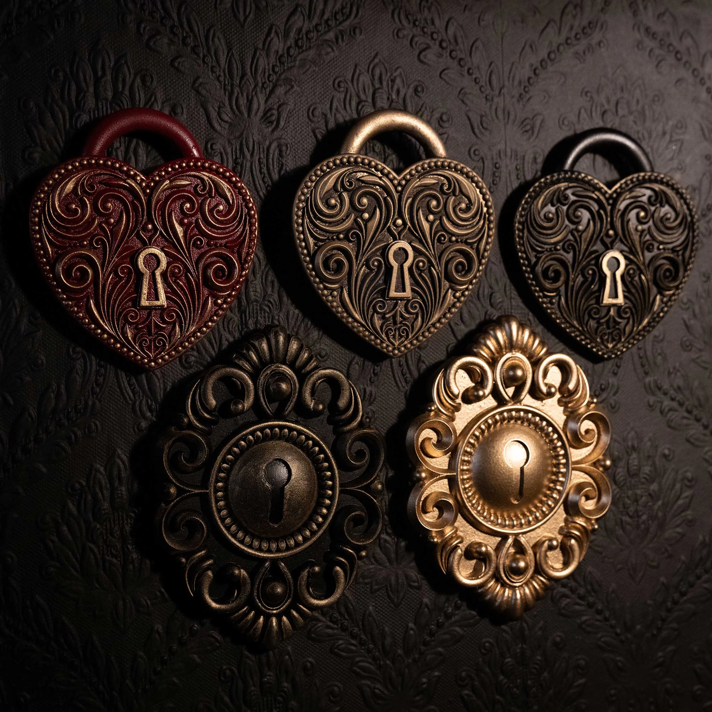 Baroque Lock Wall Plaque