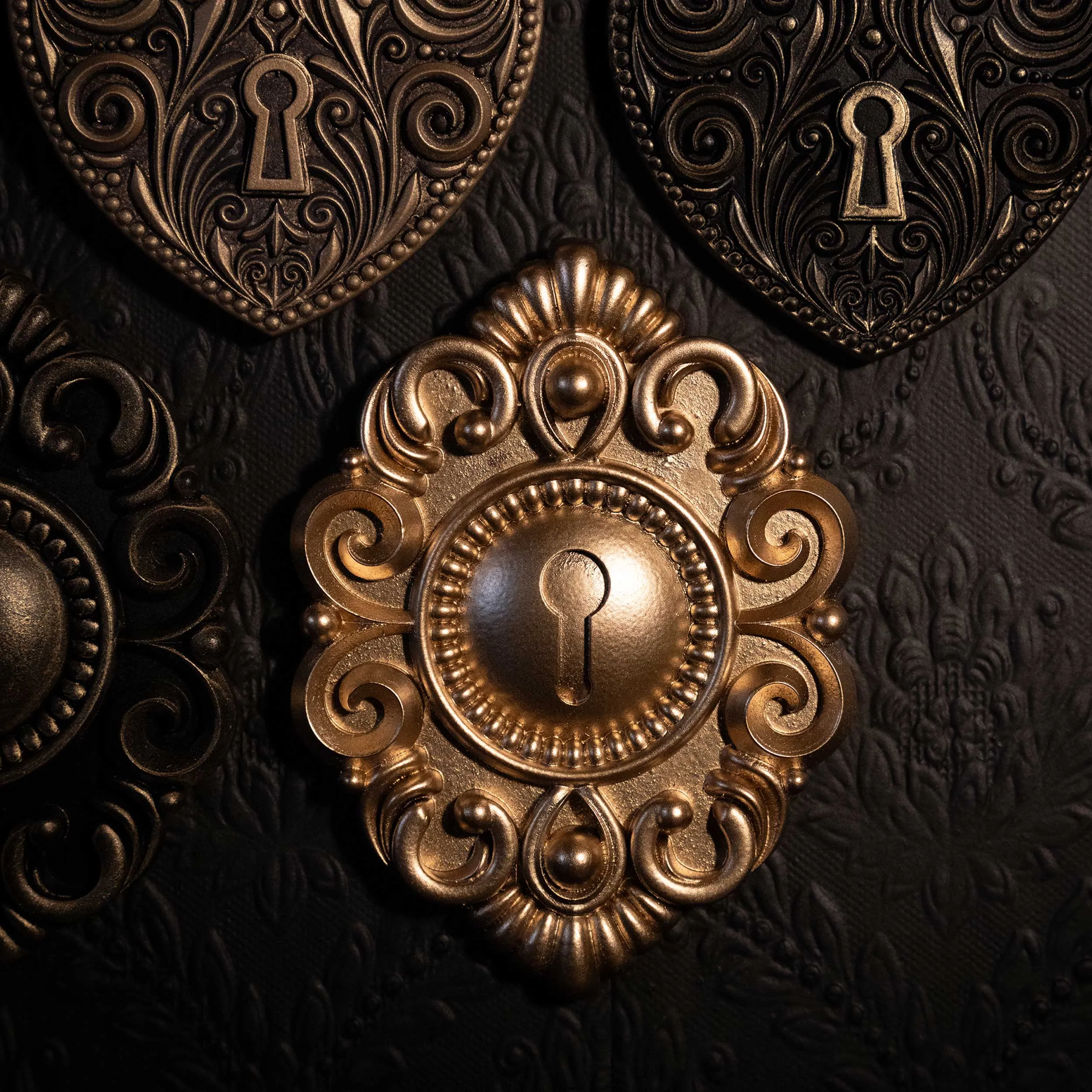 Baroque Lock Wall Plaque