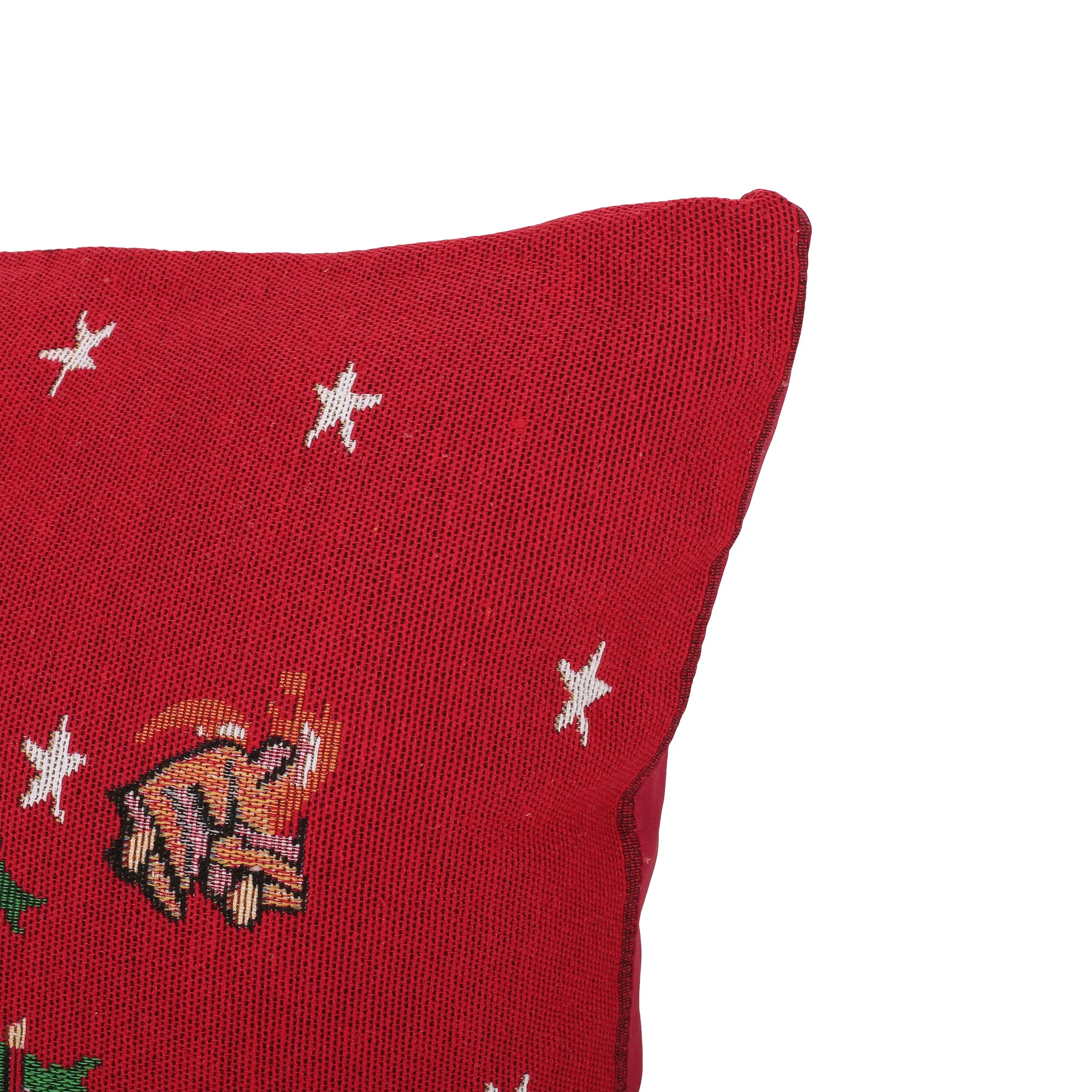 Benoit Modern Fabric Christmas Throw Pillow