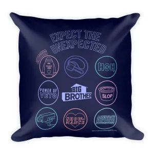 Big Brother Logo Mash Up Pillow