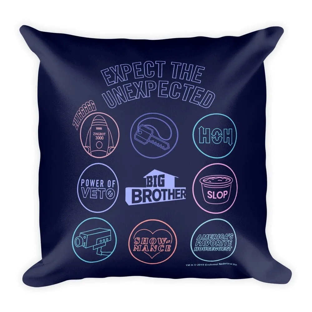 Big Brother Logo Mash Up Pillow