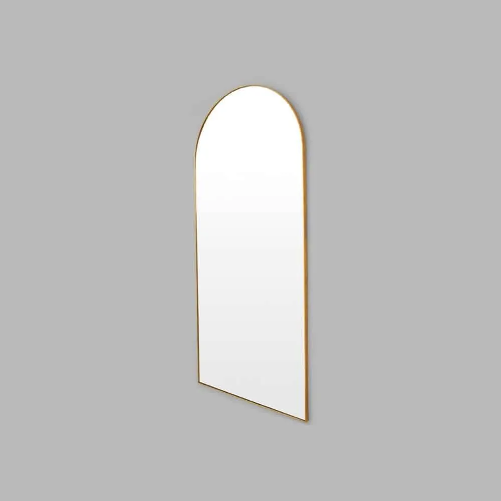 Bjorn Arch Floor Mirror - Brass