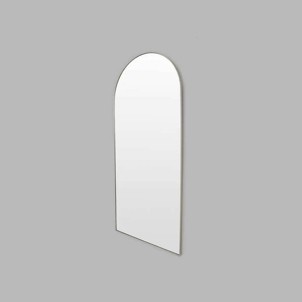 Bjorn Arch Floor Mirror - Silver