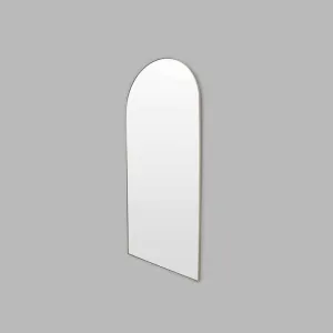 Bjorn Arch Floor Mirror - Silver