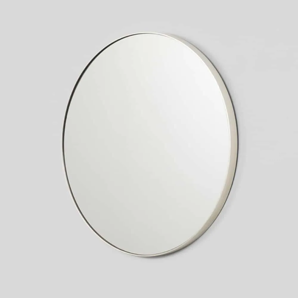 Bjorn Round Mirror - Silver 60cm