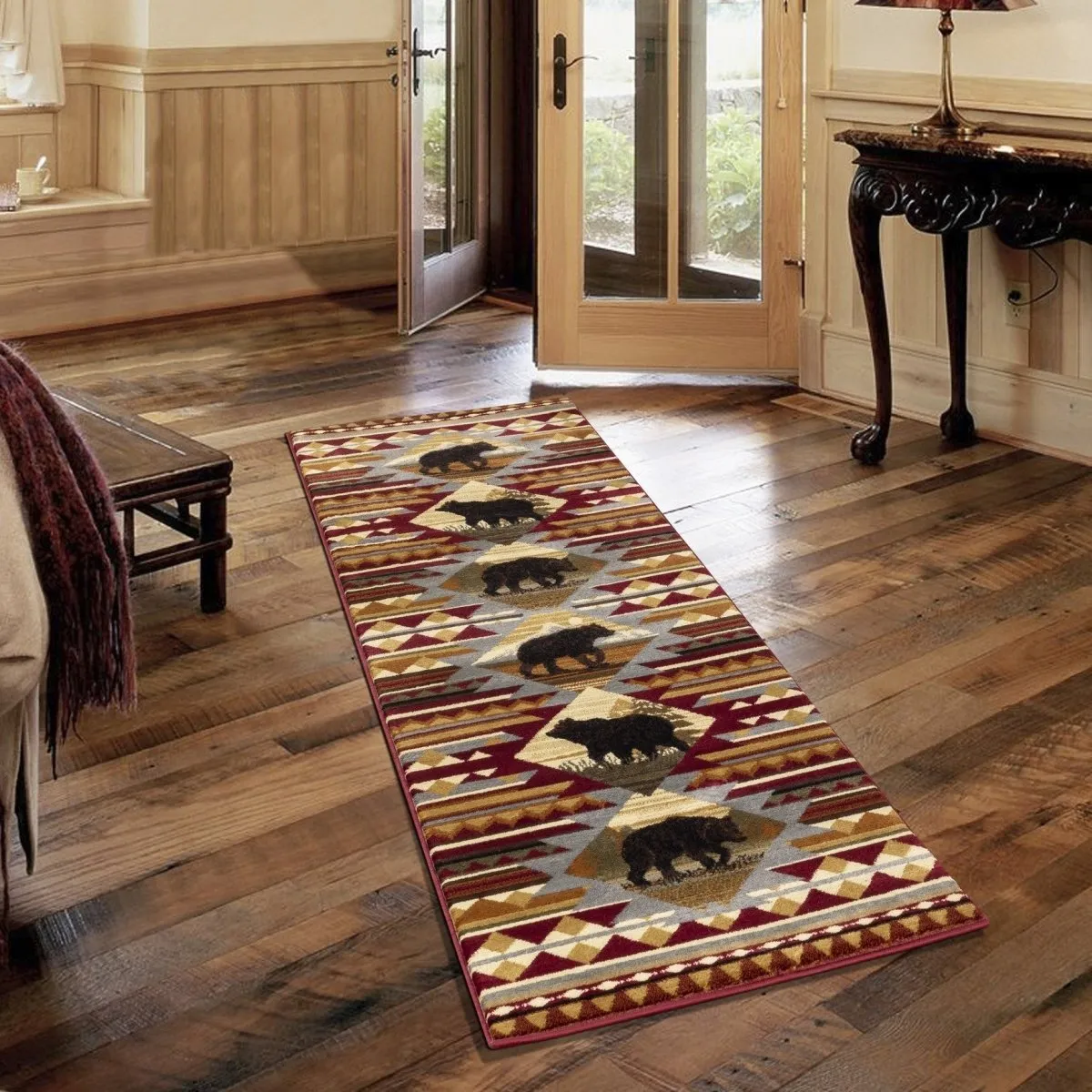 Black Bear Mountain 2'x7' Runner Rug