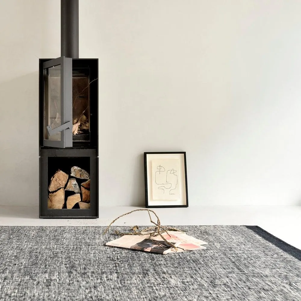 Black Dots Kilim Rug