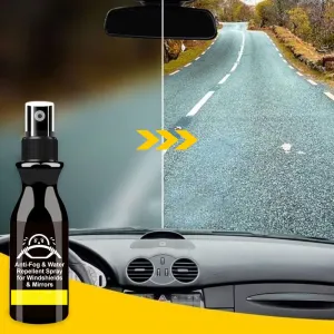 BLACK FRIDAY SALE 49% OFF!Anti-Fog & Water Repellent Spray for Windshields & Mirrors