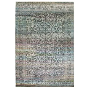 Blue Alchemy Transitional Silk Rug - 11' x 17'10"