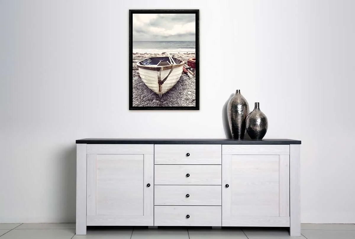 Boat on Beach | Canvas Wall Art Print