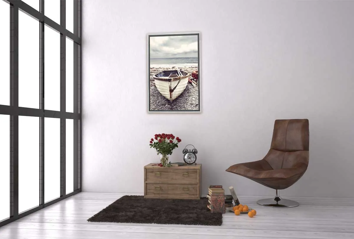 Boat on Beach | Canvas Wall Art Print