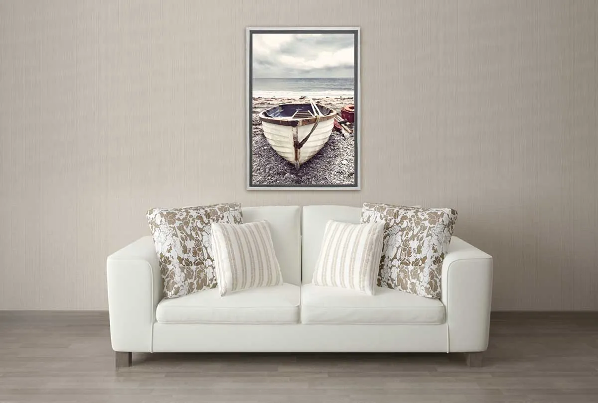 Boat on Beach | Canvas Wall Art Print