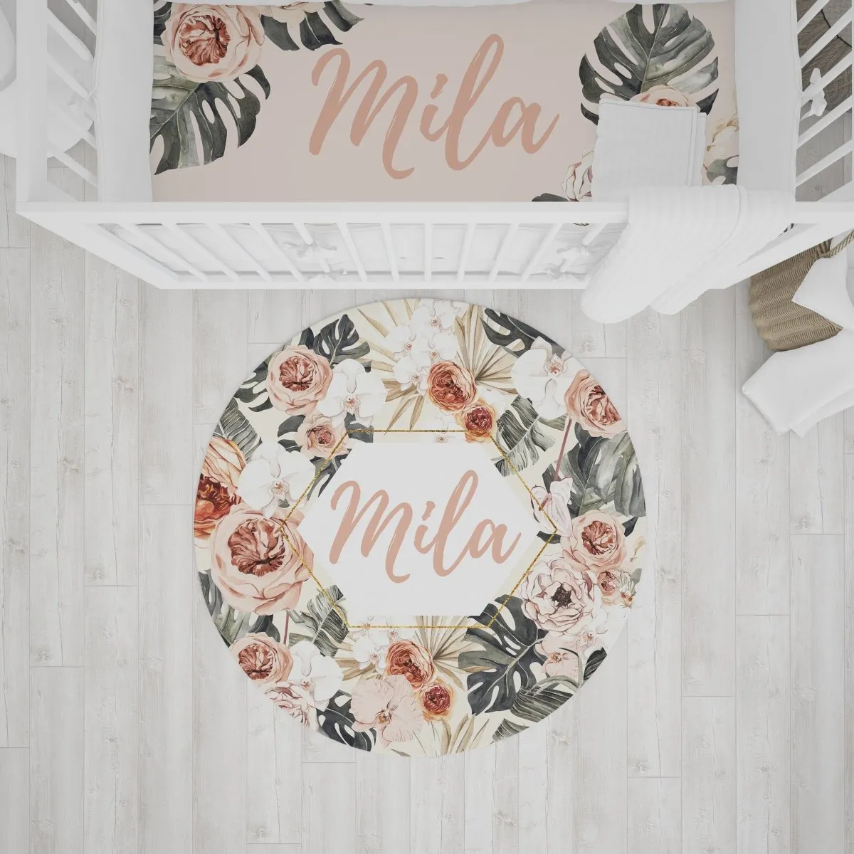 Boho Tropics Nursery Rug