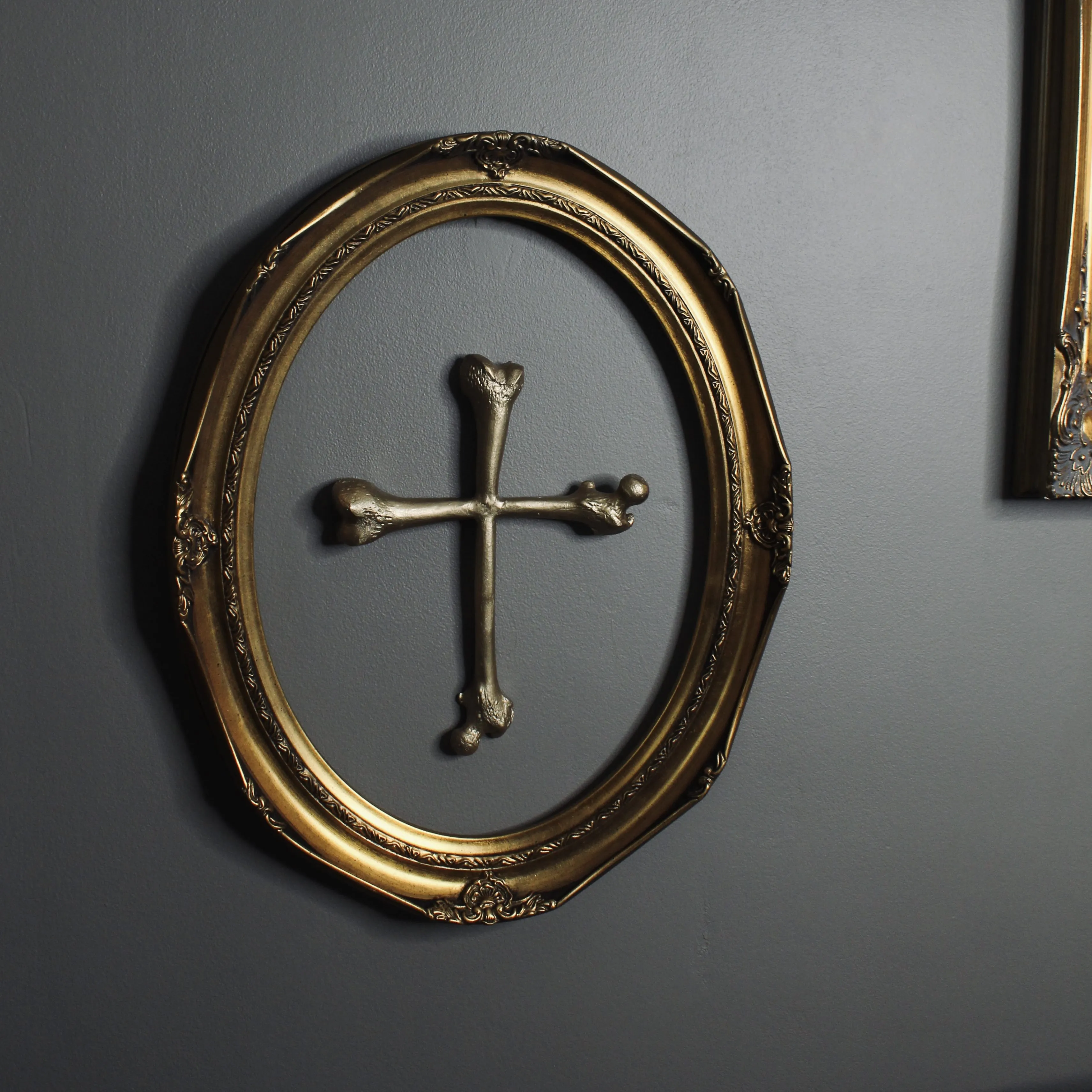Bone Cross Wall Hanging