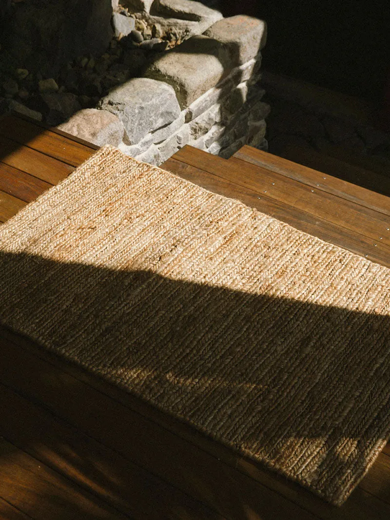 Braided Jute Entrance Mat | Natural