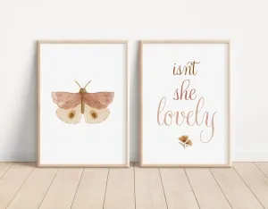 Butterfly Isn't She Lovely Art Prints