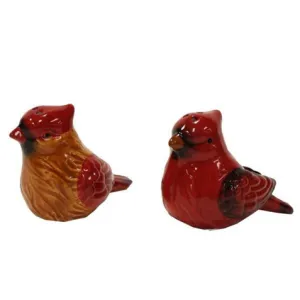 Cardinal Salt and Pepper Shakers