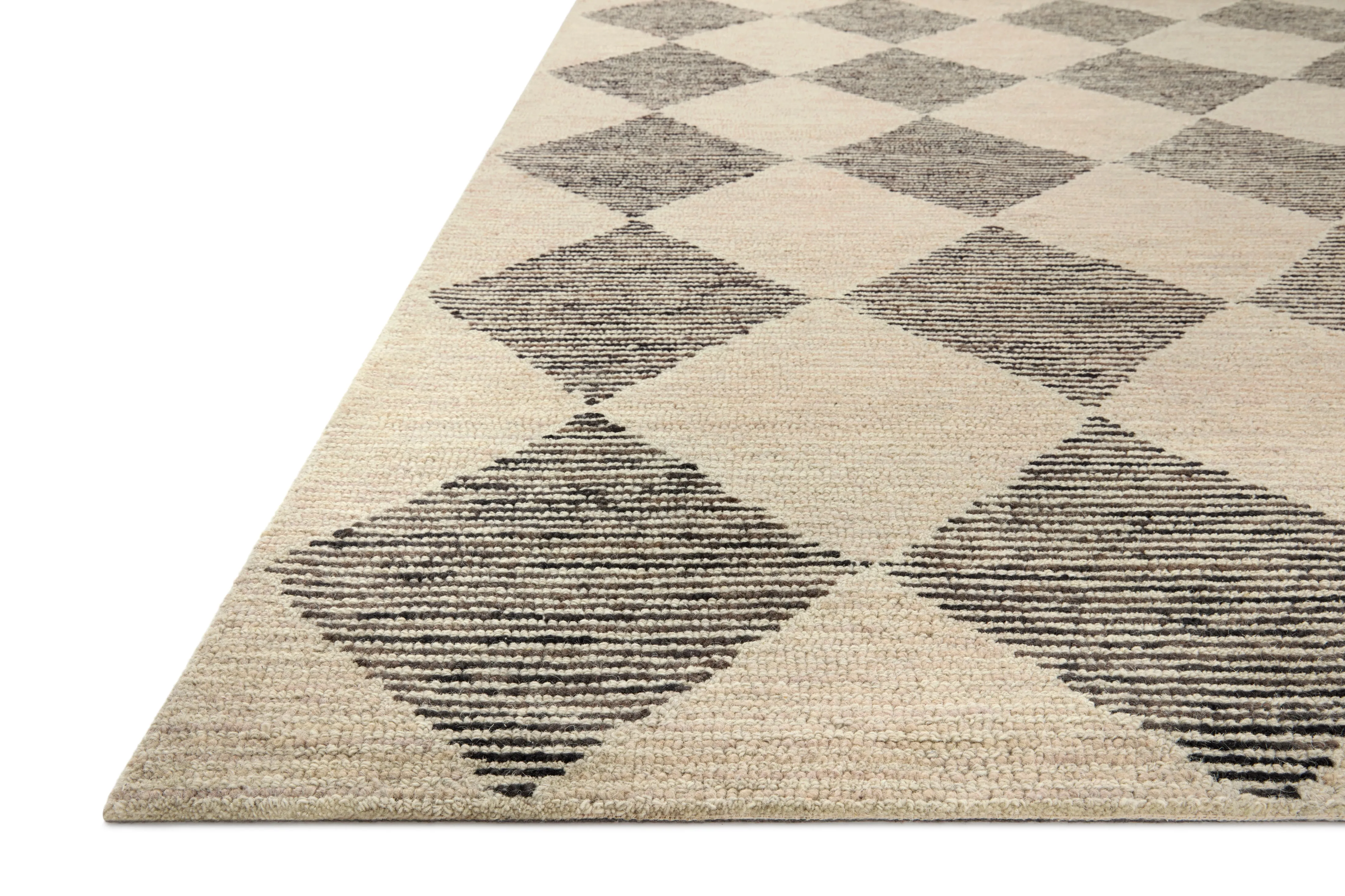 Chris Loves Julia x Loloi Francis Beige / Charcoal Rug